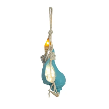 

29cm Conch Pendant Simulation Conch Handmade Shell Design Hanging Pendant Photography Props for Home Living Room Decoration