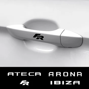 

4PCS Sport Auto Door Handle Vinyl Decals for Seat Leon MK3 MK2 Ibiza 6J 6L FR Ateca Arona Car Styling Decor Stickers Accessories