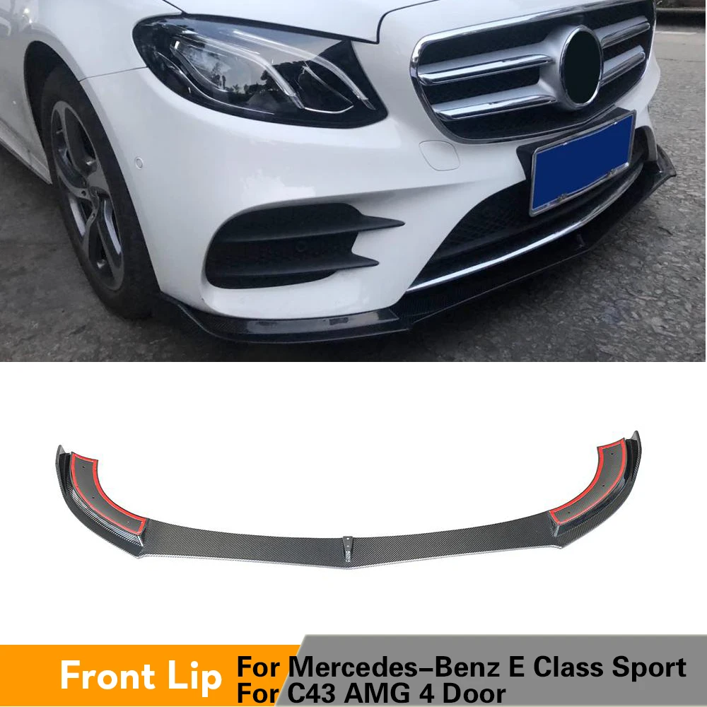 Передний бампер для Mercedes Benz E Class W213 4 E43 AMG 2016 2019 сплиттеры переднего бампера