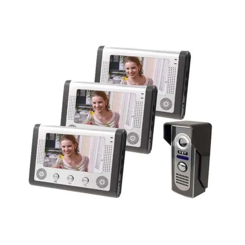 Yobang Security 3 Monitor Kits Home Intercom Video Door Phone 7\Doorbell Camera Door Access Control System Yobang Security 3 Monitor Kits Home Intercom Video Door Phone 7\Doorbell Camera Door Access Control System