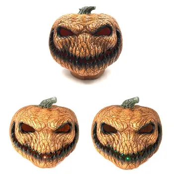 

Lantern Halloween Lights String Pumpkin Light String Use Battery Decorative Set off the Atmosphere Pumpkin Headgear Mask