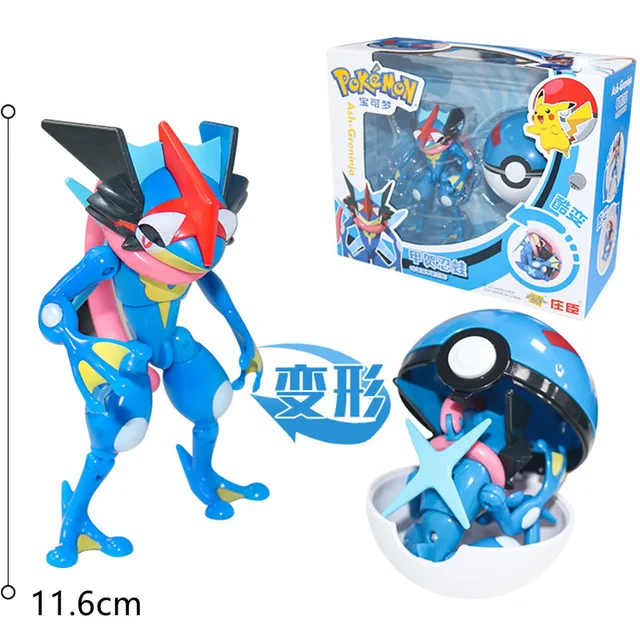 Genuine Pokemon Toy Set Toy Pocket Monster Pikachu Charmander  Mewtwo Lunala Scroll Action Figure Anime Model Children's Toys box