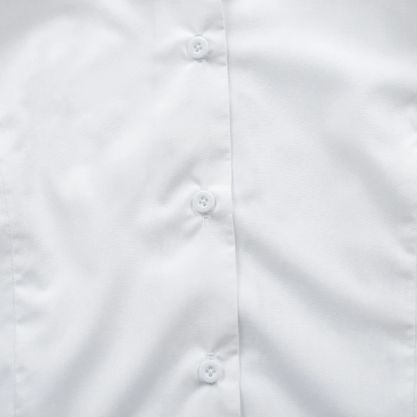 OOTN белая женская модная блузка с длинным рукавом, Необычные с пышными рукавами, с отложным воротником, женские зимние блузки, женская рубашка на пуговицах