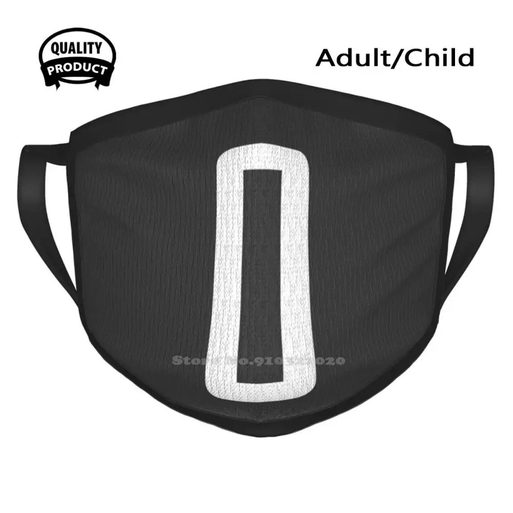 

Russell Westbrook 0 Dark Gray Jersey Statement Edition Soft Warm Winter Mouth Masks 0 Number 0 Basketball Westbrook Russel