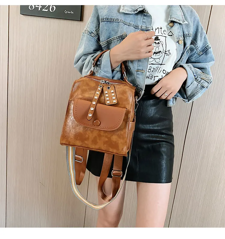 Bolsa Feminina De Couro De Vaca Sac A Dos Fille De Marque Водонепроницаемый женский рюкзак Femal из искусственной кожи женские рюкзаки s