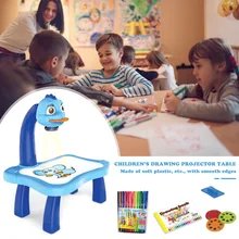 Projecteur de dessin pour enfants, pour dessiner des traces, jouet intelligent, croquis, éducation de bureau, apprentissage précoce
