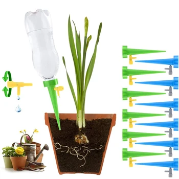 

Automatic Watering Device with Switch Control Valve Seepage Device Dripper Drip Irrigation Watering Funnel Home Garden Sprinkler
