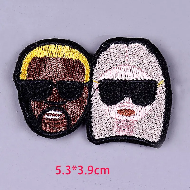 PE4453CT Нашивки аппликации для одежды WU-TANG нашивки для вышивки нашивки для одежды на заказ нашивки для одежды - Цвет: PE4453CT