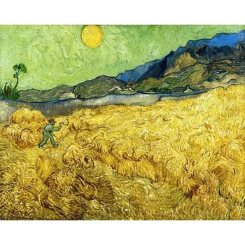 

5D Diamond Painting Van Gogh Wheat Field Worker Pattern Cross Stitch DIY Mosaic Diamond Embroidery New 2020 Home Decoration Gift