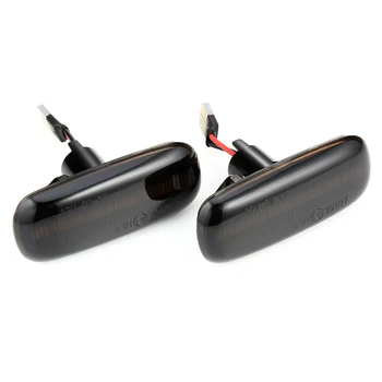 

2 pieces Car Side Marker Light for Audi A2 A3 A4 A6 A8 TT Blinker Amber Smoke LED Dynamic Turn Signal Lamp
