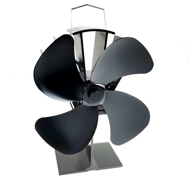 High Temperature Resistant Fan Thermal Kinetic Energy Fan 4 Blades Heat  Powered Wood Stove Fan For Log Wood Burner Fireplace - AliExpress