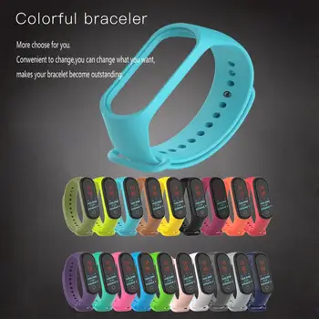 

For Mi Band 2 Wrist Sport Silicone Strap Wristband For Xiaomi Band 3/4 Strap Replacement Smart Wristband