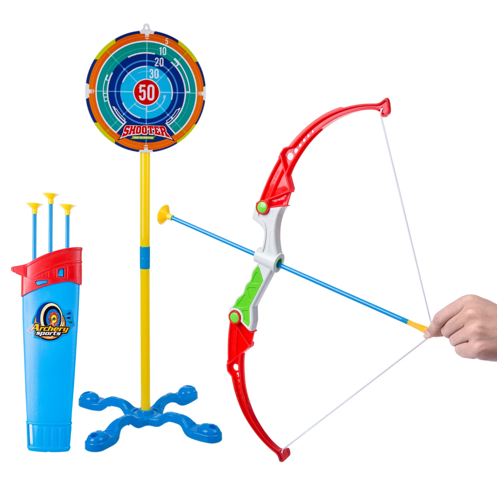 

Parent-child Leisure Sports Archery Set Bow and Arrow Toy with Target Game Set