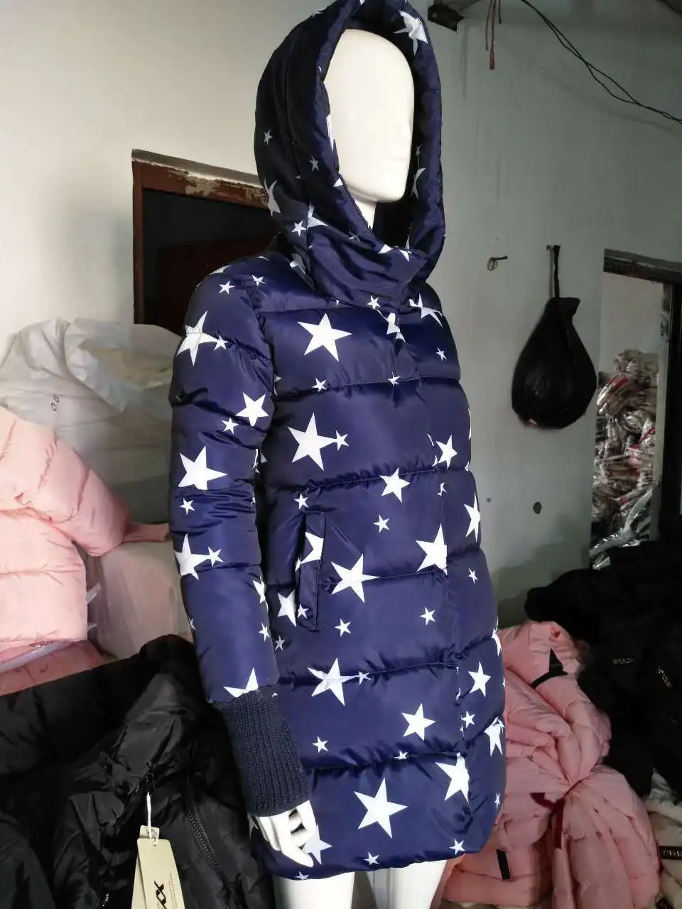 Autumn New Style Star Cotton-padded Clothes AliExpress EBay