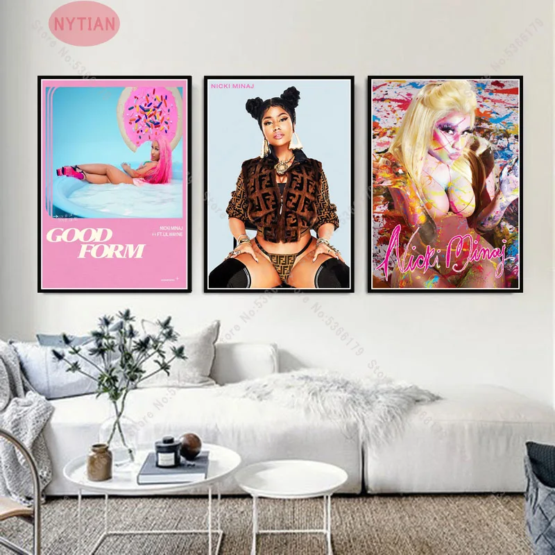 NT762 Nicki Minaj Chun Li Рэппер музыкальный певец звезда плакат печать альбом Картина