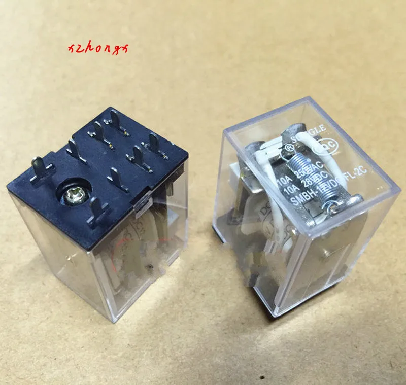 SMBH-12VDC-FL-2C РЕЛЕ 8-Pin 2-группы импульсный 10A 250VAC 13F