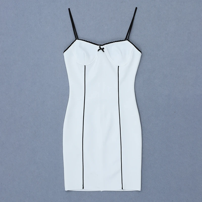 INDRESSME летнее новое модное сексуальное женское мини-платье на бретельках без рукавов, облегающее Клубное платье, вечерние платья на молнии сзади