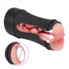 15cm Penis Pump Sex Toys For Men 2 In 1 Realistic Vagina Mouth Real Pussy Cock Enlargement Male Masturbator Machine Adult Erotic 1
