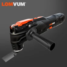 LOMVUM 12 В Многофункциональный Электрический Резак Триммер электрическая пила Инструмент для реноватора деревообрабатывающие Осциллирующие Инструменты 300 Вт Multimaster