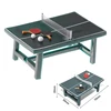1/12 Dollhouse Mini Ping Pong Table With Balls & Rackets Doll House Decoration Table Tennis Ball ► Photo 3/6