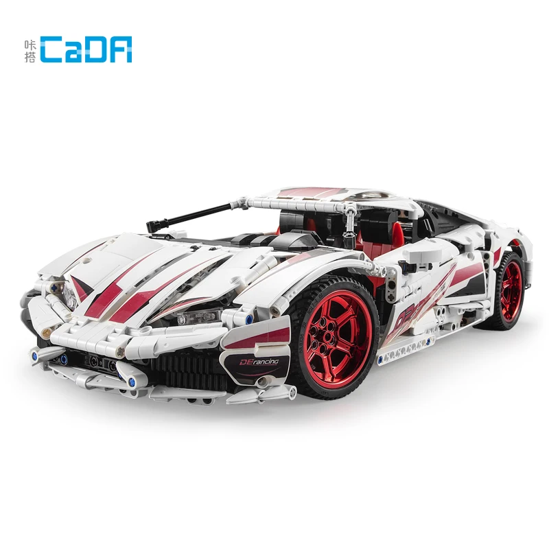 CADA RC LP610 Супер гоночный автомобиль кирпичи совместимые техника MOC Модели Строительные блоки дистанционное управление гоночный автомобиль игрушки для детей - Цвет: LP610 (1696pcs)