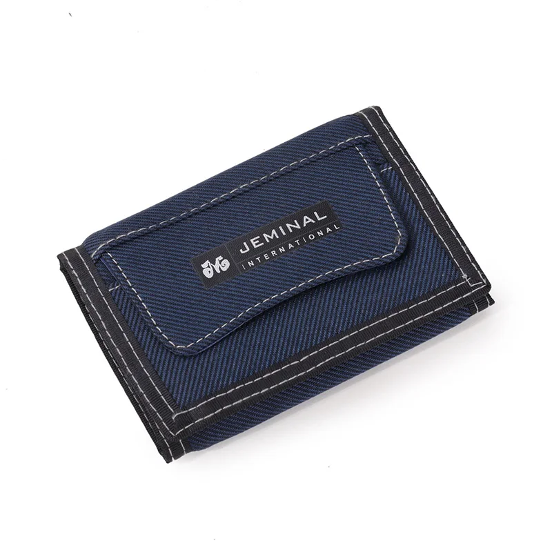 Nylon Trifold Security Wallet with ID Window and Credit Card Holder