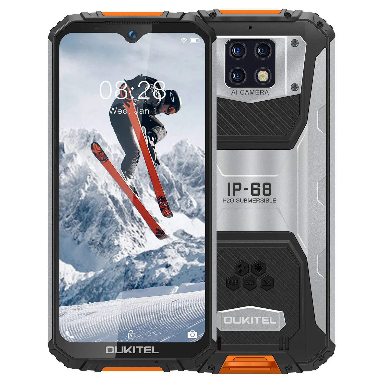 OUKITEL WP6 Водонепроницаемый смартфон с 5 5-дюймовым дисплеем восьмиядерным