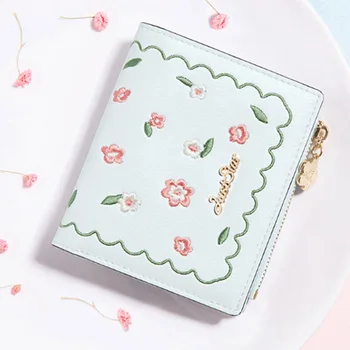 

Just Star Brand Women'S New Korean Female Fashion Short Wallet Multi-Card Lady Clutch Bag Ms Wallet Purse