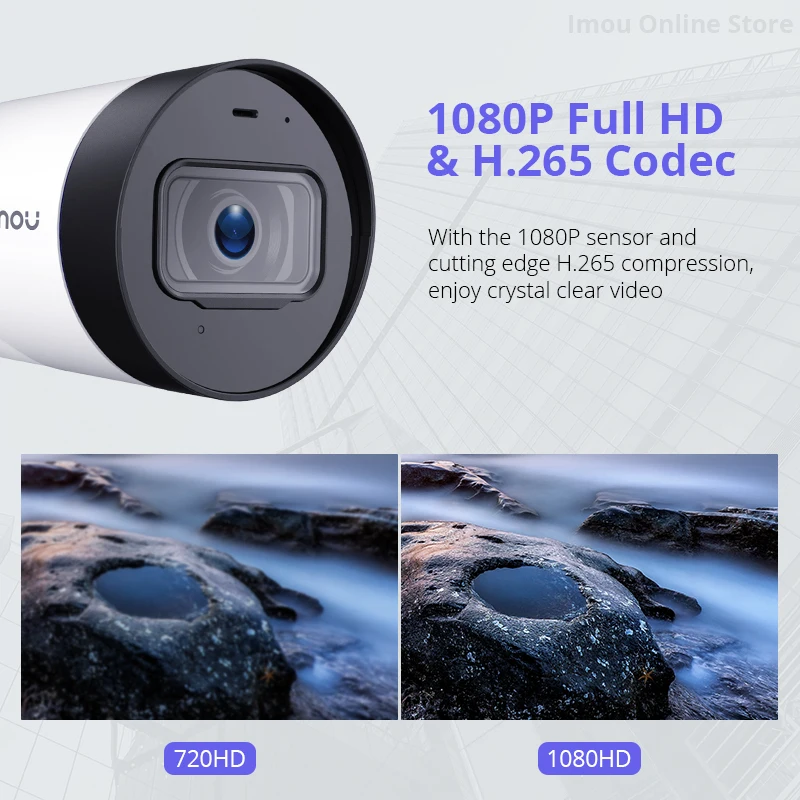 Сетевой видеорегистратор Dahua 2MP IP Cam 1080P открытый WI FI Imou пуля Lite микрофонная