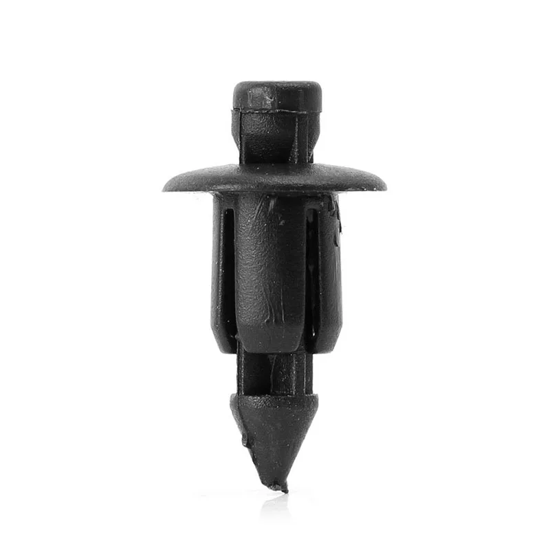 50x Car 6mm Hole Plastic Rivets Fastener Push Clip Black Auto Vehicle Door Trim Panel Retainer Fastener Clips For Suzuki GSXR auto fasteners plastic rivets