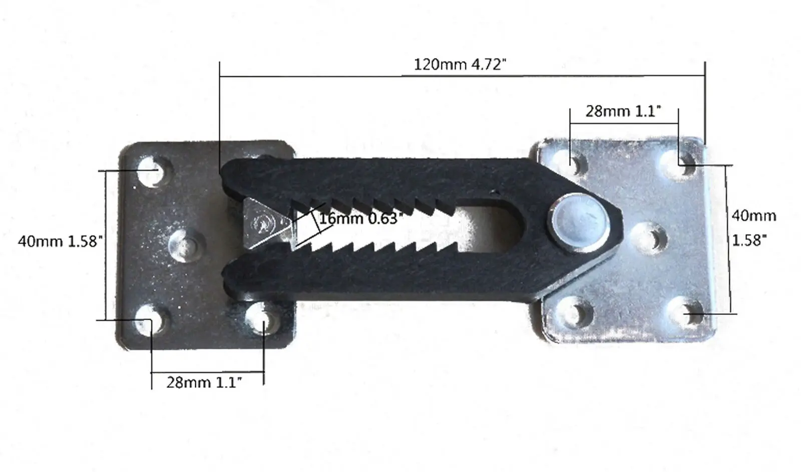 Snap Sofa Sectional Couch Connector Bracket with Teeth Plastic Bracket -  Recliner-Handles