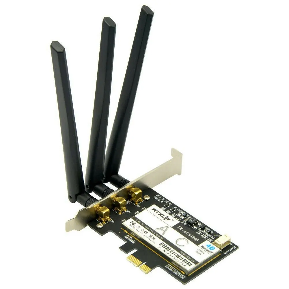 BCM943602CS wifi Беспроводная Простая установка Bluetooth PCI Express адаптер Универсальное подключение сетевая карта антенна прочный компьютер