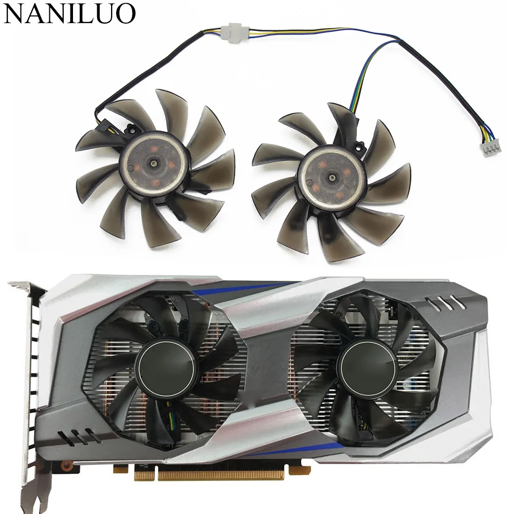 2 шт./лот P106 GA82S2H для кулера GALAX GTX1060 видеокарт KFA2 GeForce GTX 1060 OC в качестве замены