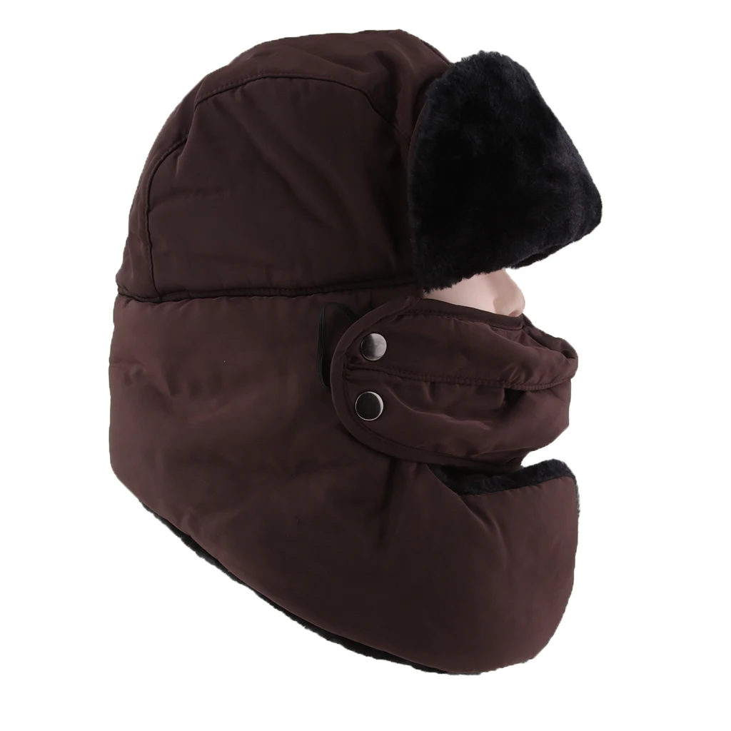  New Unisex Trapper Bomber Warm Russian Trooper Winter Ski Hat Men Women Cap New Bomber Hats 4 Colors