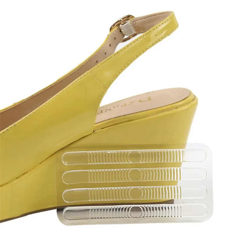 Shoe Back Heel Inserts Silicone Gel Pads Cushion Liner Grips Adhesive Foot Heels Protect Cushion Insert Pads 4pcs
