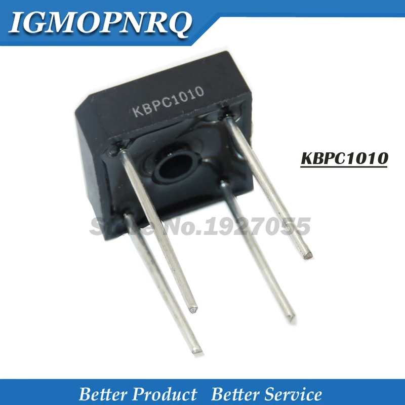 5PCS KBPC1010 10A 1000V DIP Diode Bridge Rectifier diode c1010 dip-4 new