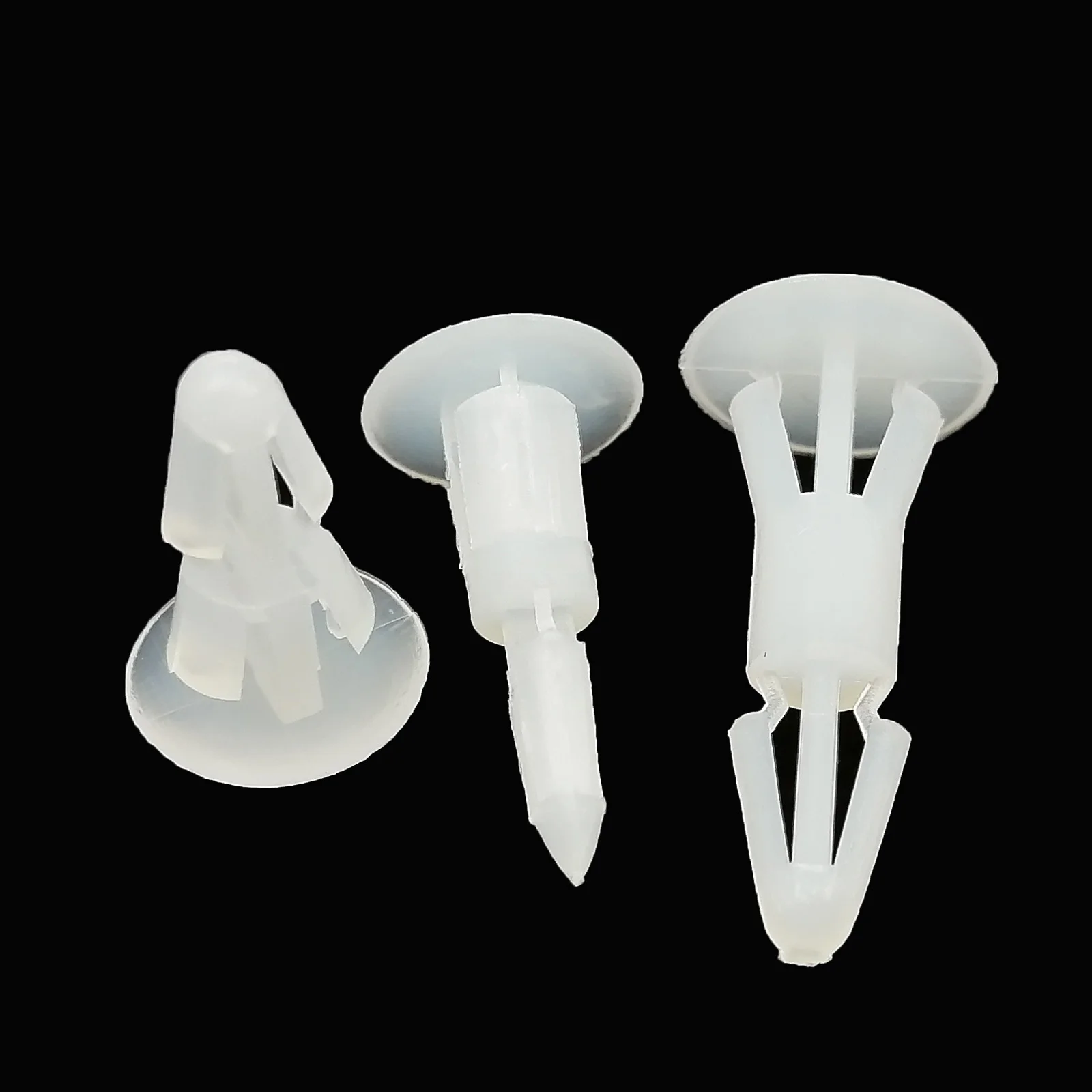 Nylon Plastic Rivet Push In Fix Clip Fixed Connecter Standoff Spacer Support 50pcs for PCB Circuit Board 3-4.5-5.5mm Hole