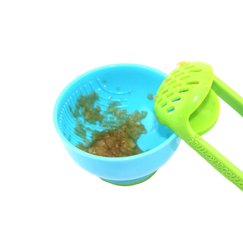 BPA Free Baby Food Mills Grinding Bowl Infants Manual Food Grind Make Tools Children Handmade Processor Feeding Bowl