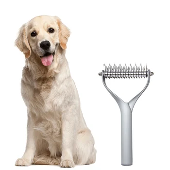 

Pet Comb With Built-In Sharp Blade Pet Grooming Tool For Pets With Long, Short And Thick Coat