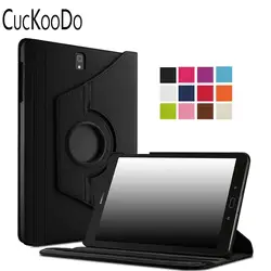 CucKooDo 360 градусов смарт Вращающийся Стенд чехол с авто сна/Пробуждение для Samsung Galaxy Tab S3 9,7 дюймов SM-T820/SM-T825