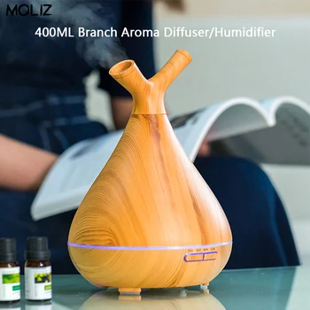 

Classical Branch Aroma Diffuser 400ML Household Air Humidifier Wood Grain Air Purification Essential Oil Aromatherapy Maker