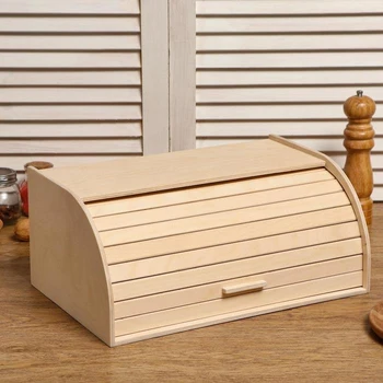

Wooden bread box "Loaf", 38 × 24.5 × 16.5 cm 5122672