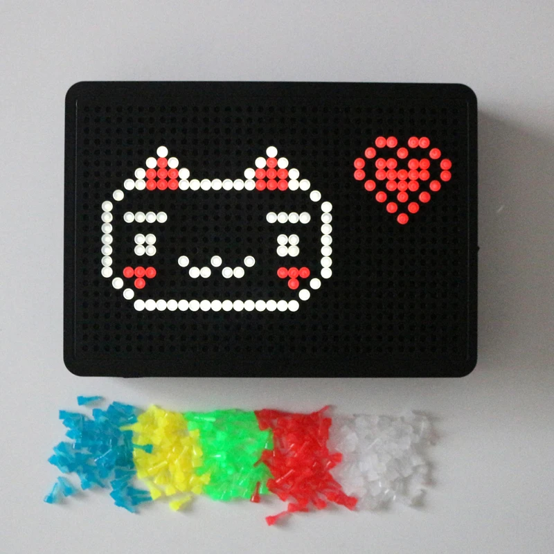 

Advertising LED diy message peg board cinema lightbox A5 size light up with letters