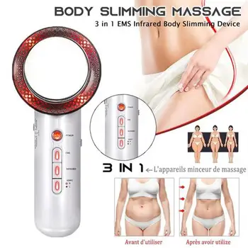 

New Ultrasound Cavitation EMS Face Body Slimming Massager Lipo Fat Burner Machine Galvanic Infrared Ultrasonic Weight Loss Tools