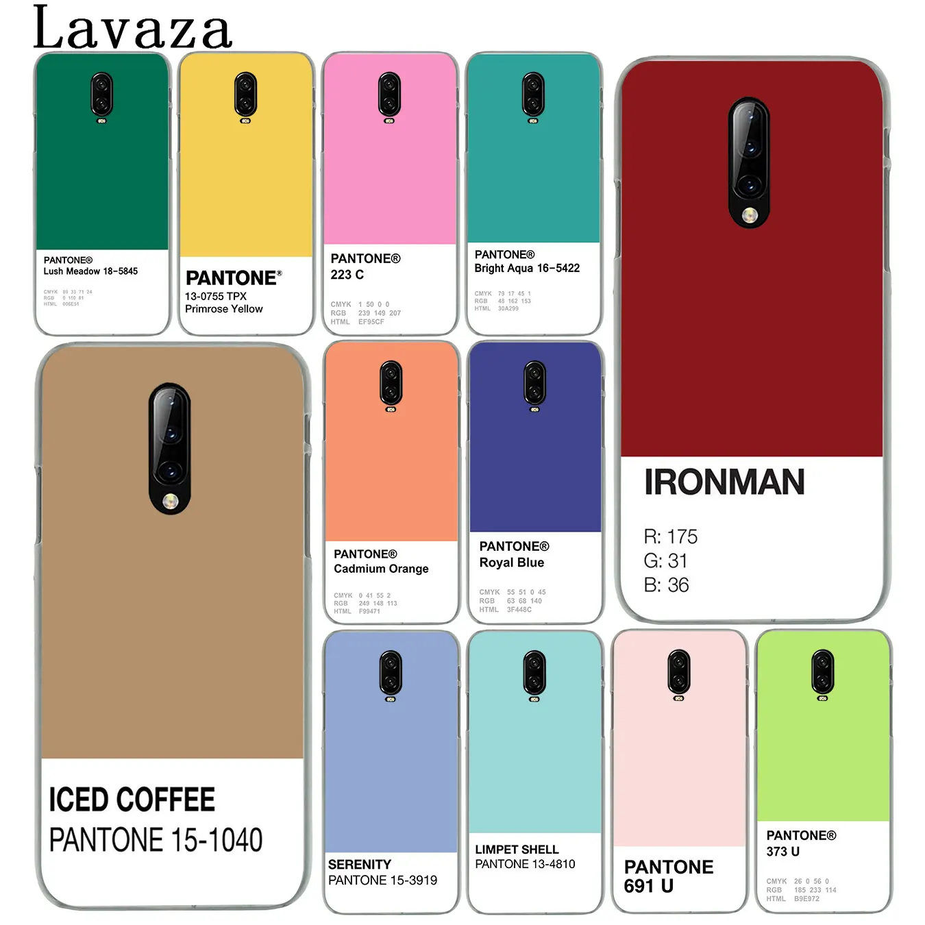 Чехол Caliente для сотового телефона из твердого пластика с Пантон Oneplus 7 7T Pro 6 6t 5 5T One