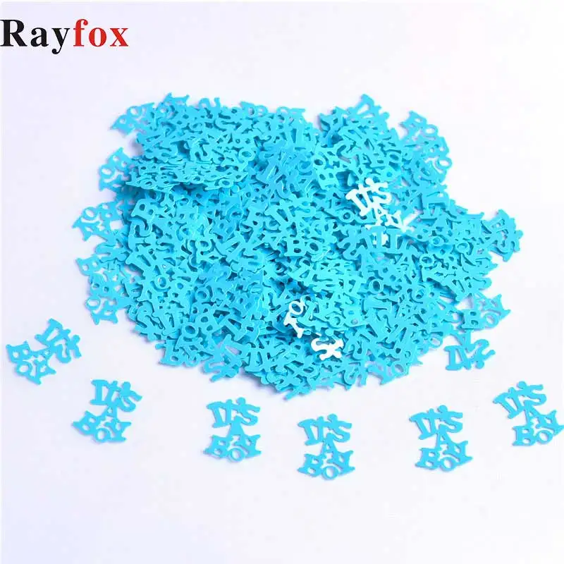 

1Pack It's a Girl/Boy Baby Shower Baptism Kids Birthday Party Table Decor Scatter Confettis Decoration For Party Festival