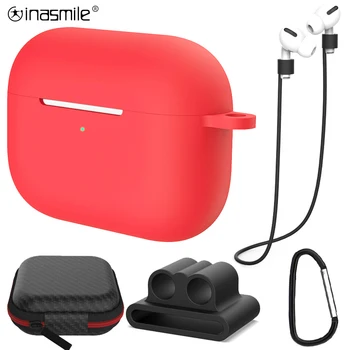 

Fabulous 2/4Pcs Set soft Silicone correa for Airpods Pro 3 Case For Apple Airpods Pro cover For Air pods 3 Pro Earphone Case