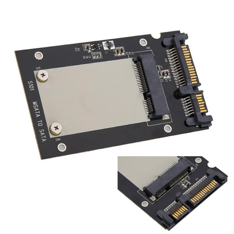 

Mini mSATA SSD to 2.5 inch SATA 22-Pin Converter Adapter Card For Windows2000/XP/7/8/10/Vista Linux Mac 10 OS