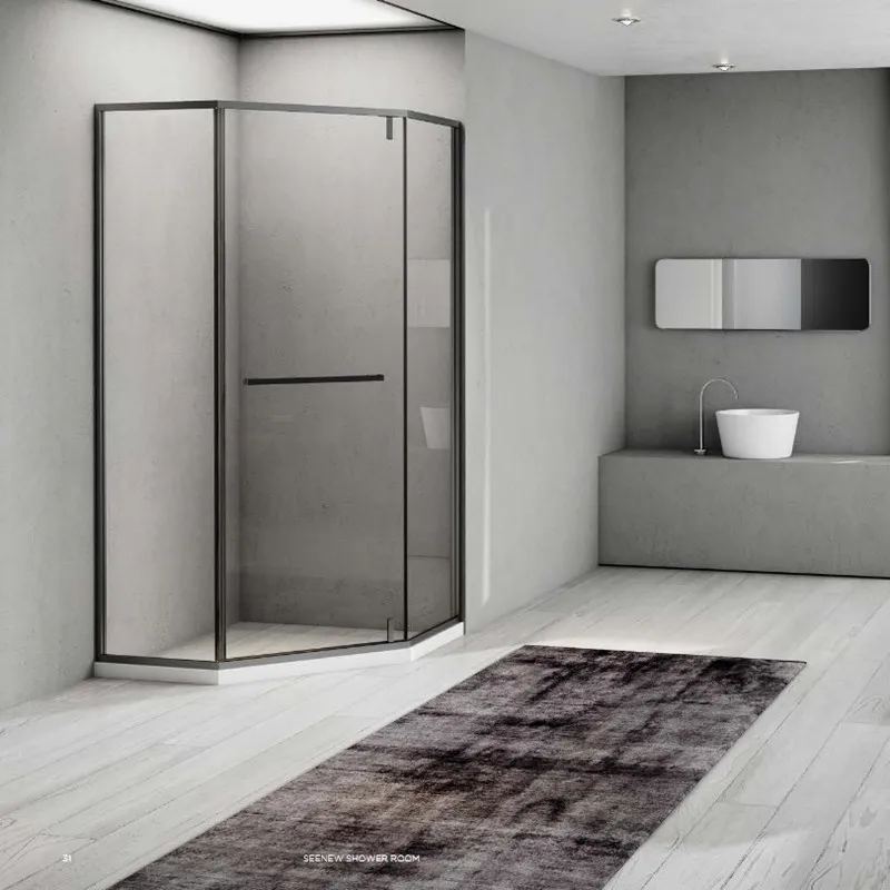 Z01A Bathroom bath room dry and wet separation bathroom shower partition household glass door simple scre | Обустройство дома