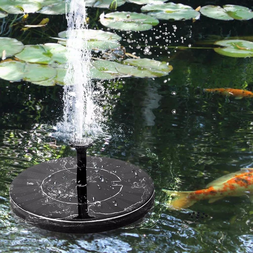 Solar Fountain Pump, 2.5w Free Standing Floating Solar Bird Bath Water
